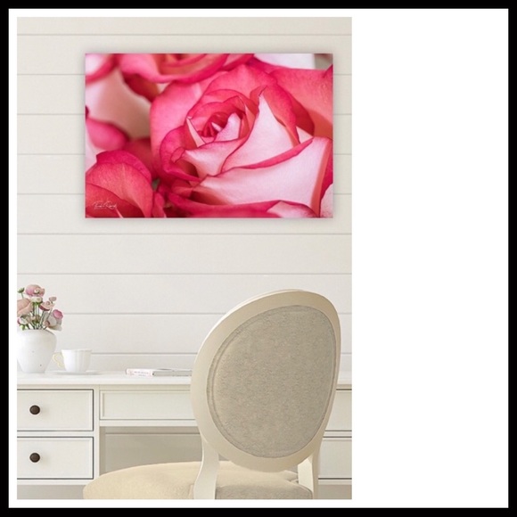 BEAUTIFUL FLORAL BOHO ROSE WALL ART DECOR A2C - Picture 5 of 11